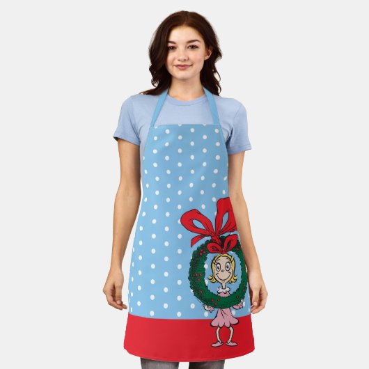 セウス博士 | Cindy-Lou Who -リース エプロン (着用した状態)