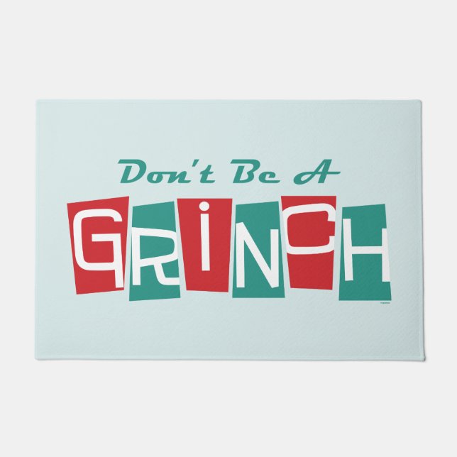 セウス博士 | Don't be a Grinch ドアマット (正面)