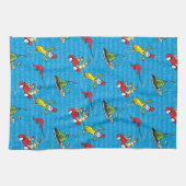 セウス博士 | Green EggsとHamストーリーブックパターン キッチンタオル (横)