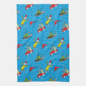 セウス博士 | Green EggsとHamストーリーブックパターン キッチンタオル (縦)