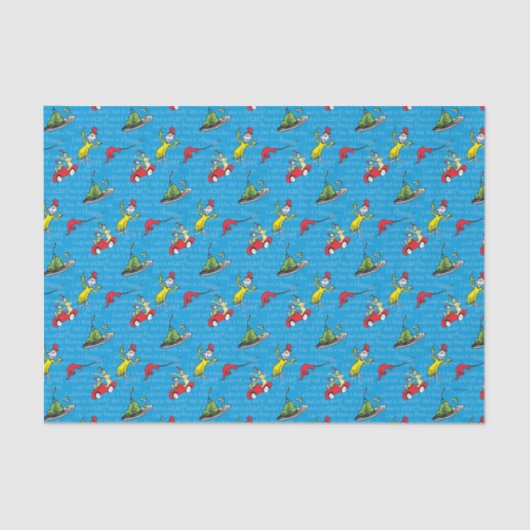 セウス博士 | Green EggsとHamストーリーブックパターン 薄葉紙 (正面)