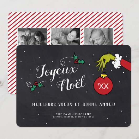 セウス博士 | Grinch - Joyeux Noel写真 (正面/裏面)