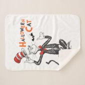 セウス博士 | Halloween Cat in the Hat シェルパブランケット (正面(横))