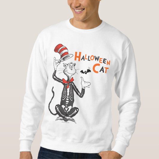 セウス博士 | Halloween Cat in the Hat スウェットシャツ (正面)