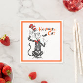 セウス博士 | Halloween Cat in the Hat スタンダードカクテルナプキン (インサイチュ)