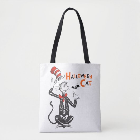 セウス博士 | Halloween Cat in the Hat トートバッグ (正面)