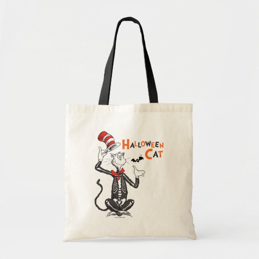 セウス博士 | Halloween Cat in the Hat トートバッグ (正面)