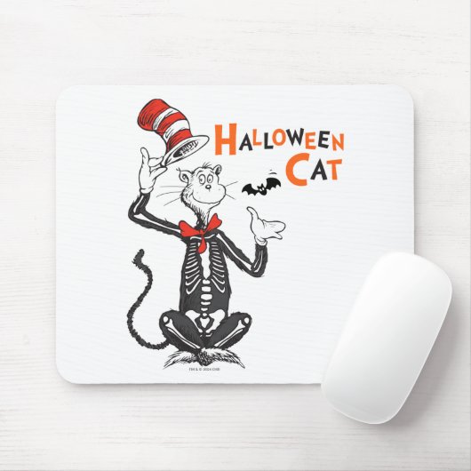 セウス博士 | Halloween Cat in the Hat マウスパッド (マウス)