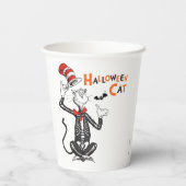 セウス博士 | Halloween Cat in the Hat 紙コップ (裏面)