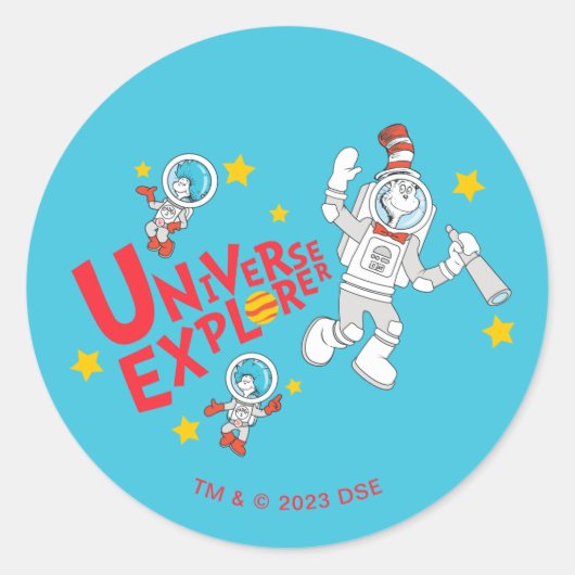 セウス博士 | Hat Universe ExplorerのCat ラウンドシール (正面)