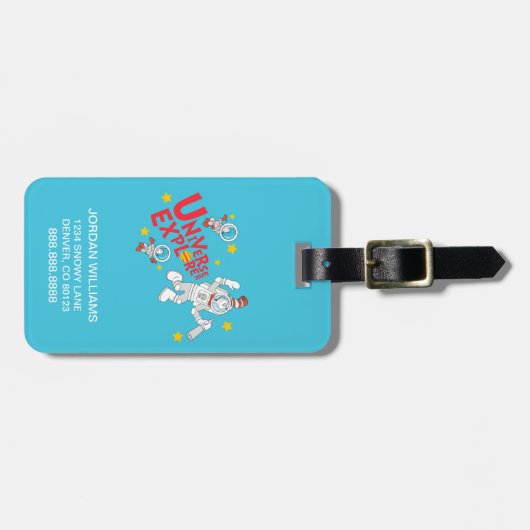 セウス博士 | Hat Universe ExplorerのCat ラゲッジタグ (正面横)