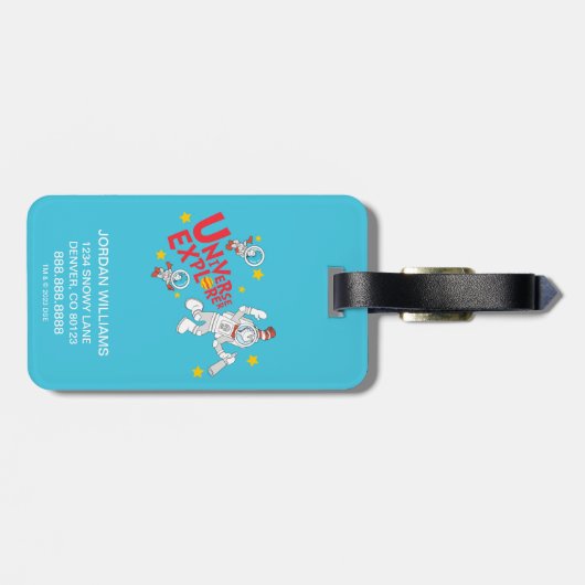 セウス博士 | Hat Universe ExplorerのCat ラゲッジタグ (裏面横)