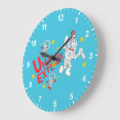 セウス博士 | Hat Universe ExplorerのCat ラージ壁時計 (傾斜)