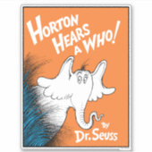 セウス博士 | Horton Hears A Who the Book シール (正面)