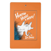 セウス博士 | Horton Hears A Who the Book ミニクリップボード (裏面)