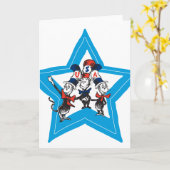 セウス博士 | Little Cats USA Hats Graphic カード (黄色い花)