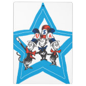 セウス博士 | Little Cats USA Hats Graphic クリップボード (裏面)