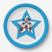 セウス博士 | Little Cats USA Hats Graphic ペーパープレート (正面)