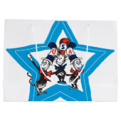 セウス博士 | Little Cats USA Hats Graphic ラージペーパーバッグ (裏面)