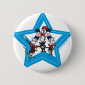 セウス博士 | Little Cats USA Hats Graphic 缶バッジ (正面)