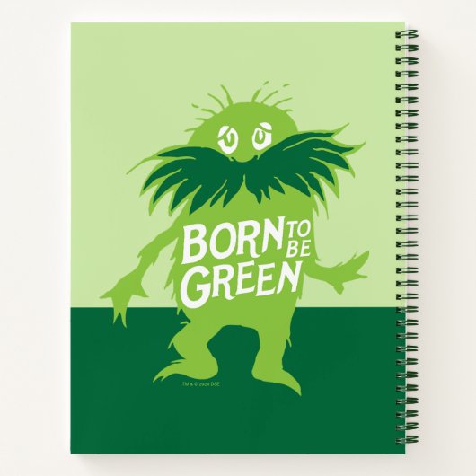 セウス博士 | Lorax -生まれ緑 ノートブック (裏面)