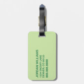 セウス博士 | Lorax -生まれ緑 ラゲッジタグ (裏面縦)