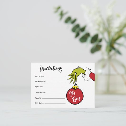 セウス博士 | Oh Boy Grinchのベビー予測 エンクロージャーカード (スタンド正面)