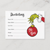 セウス博士 | Oh Boy Grinchのベビー予測 エンクロージャーカード (正面)