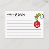 セウス博士 | Oh Boy Grinchベビーアドバイス エンクロージャーカード (正面)