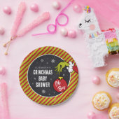 セウス博士 | Oh Boy Grinch Baby Shower紙プレート ペーパープレート (パーティー)