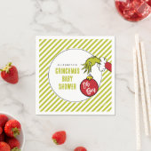 セウス博士 | Oh Boy Grinch Baby Shower スタンダードカクテルナプキン (インサイチュ)