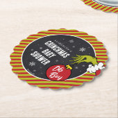 セウス博士 | Oh Boy Grinch Baby Shower ペーパーコースター (アングル)