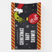 セウス博士 | Oh Boy Grinch Baby Shower 横断幕 (縦)