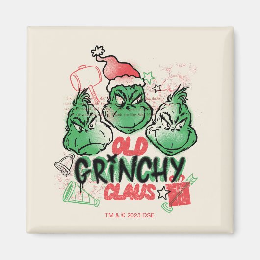 セウス博士 | Old Grinchクロース マグネット (正面)