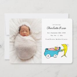 セウス博士 | One Fish – 女の子の誕生のお知らせ セーブザデート