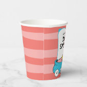 セウス博士 | One Fish – 女の子ベビーシャワー 紙コップ (右)