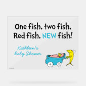 セウス博士 | One Fish - Boy Baby Shower アクリルサイン (正面)