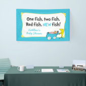 セウス博士 | One Fish - Boy Baby Shower 横断幕 (トレードショー)