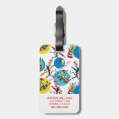 セウス博士 | Pencilsパターンキャラクター ラゲッジタグ (裏面縦)