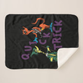 セウス博士 | Quick Trick Halloween Graphic シェルパブランケット (正面(横))