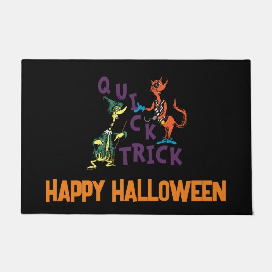 セウス博士 | Quick Trick Halloween Graphic ドアマット (正面)