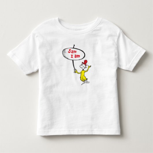 セウス博士 | Sam-I-Amの看板 トドラーTシャツ (正面)