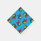 セウス博士 | The Grinch |クリスマスリースパターン スタンダードカクテルナプキン (角)