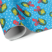 セウス博士 | The Grinch |クリスマスリースパターン ラッピングペーパー (ロールコーナー)