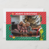 セウス博士 | The Grinch Familyフォトホリデー シーズンカード (正面)