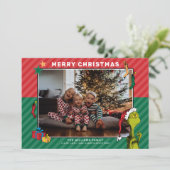 セウス博士 | The Grinch Familyフォトホリデー シーズンカード (スタンド正面)