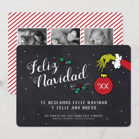 セウス博士 | The Grinch - Feliz Navidad写真 (正面/裏面)