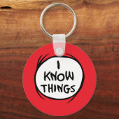セウス博士 | Thing 1 Thing 2 – 私は知っている キーホルダー (正面)