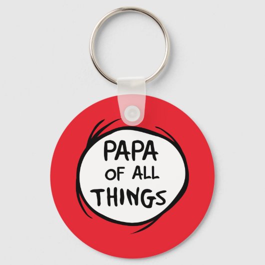 セウス博士 | Thing 1 Thing 2 - Papa of all Things キーホルダー (正面)