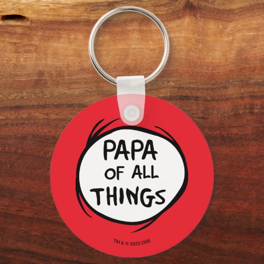 セウス博士 | Thing 1 Thing 2 - Papa of all Things キーホルダー (裏面)
